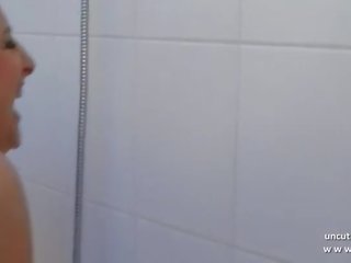 Franska momen analt efter dusch