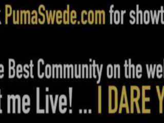 יוֹרוֹ xxx וידאו כוכב puma swede מקבל חֲלָבִי משקפיים 10 דקות לאחר מכה job&excl;